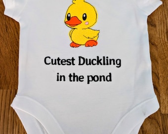 Baby Grow, Hand Finished design, Size - Up to 1 month