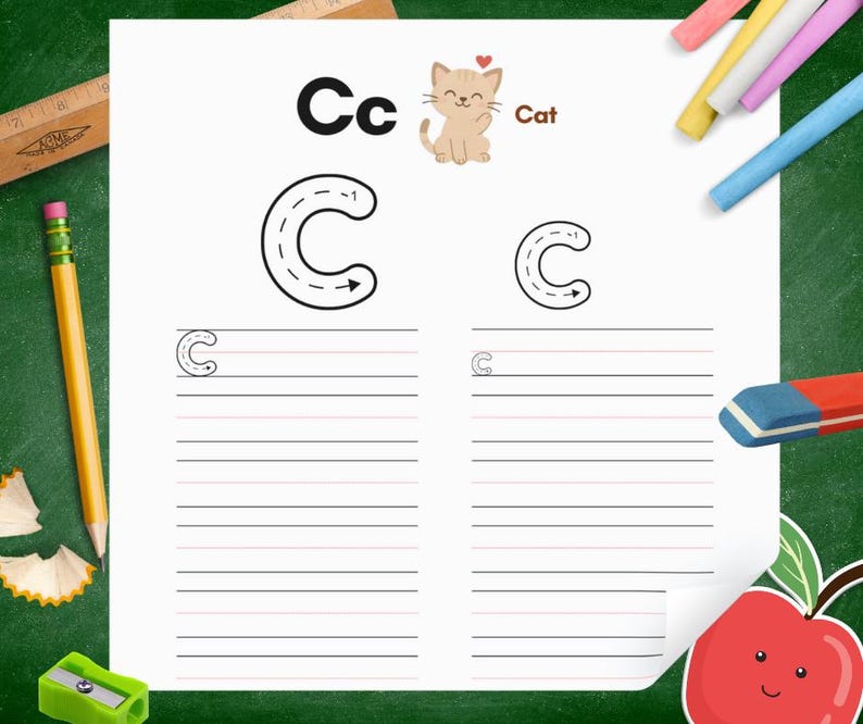 Writing Partice Abc Alphabet Tracing Worksheets | Printable ABC Letter Formation ...
