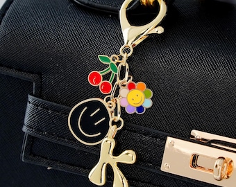 Custom Bag Charm,Personalized Bag Charm, Custom Initial Keychain, Handbag Accessory, Purse Charms,Bridesmaid Gift, Mother's Day Gift