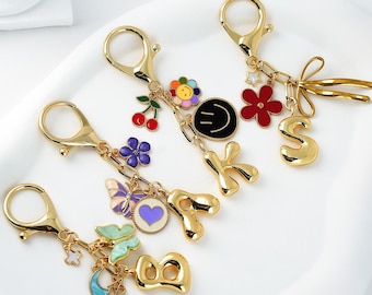 Custom Bag Charm,Personalized Bag Charm, Custom Initial Keychain, Handbag Accessory, Purse Charms,Bridesmaid Gift, Mother's Day Gift