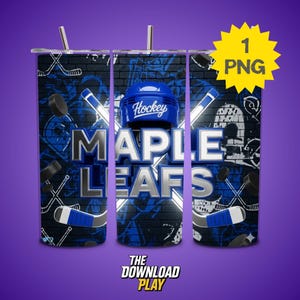 Maglietta da hockey Maple Leafs da 20 once, grafica classica senza cuciture, design per sublimazione dei tifosi di hockey, download digitale