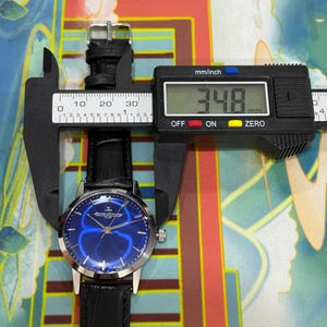 Original Jaeger-LeCoultre Club watch sunburst blue dial Swiss vintage collectible