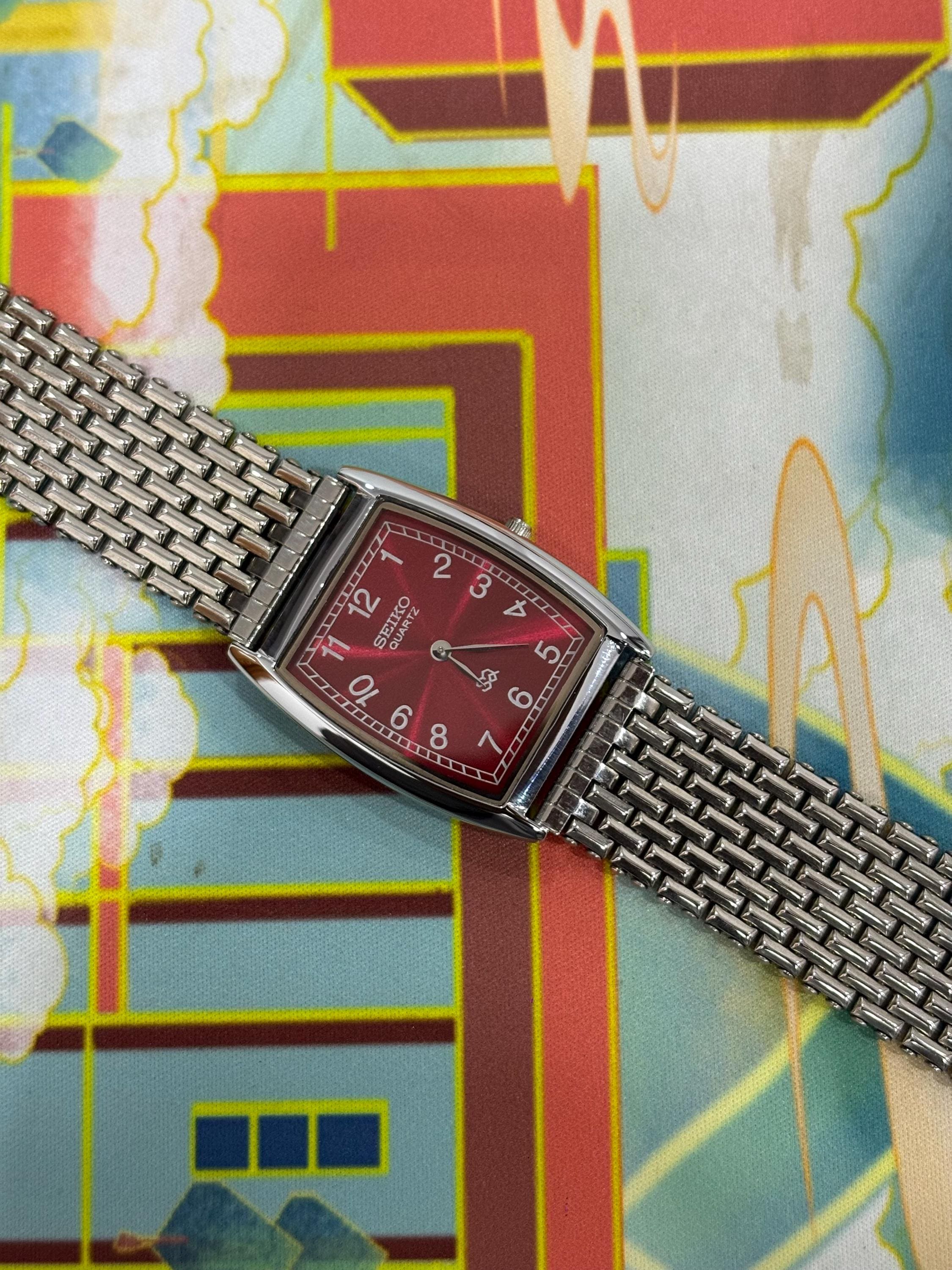 Seiko red dial - Etsy 日本
