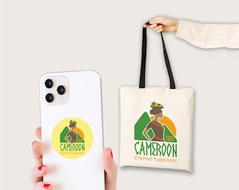 Logo Wiecznego Szczęścia Konwencji Świadków Jehowy w Douali w Kamerunie (plik cyfrowy)