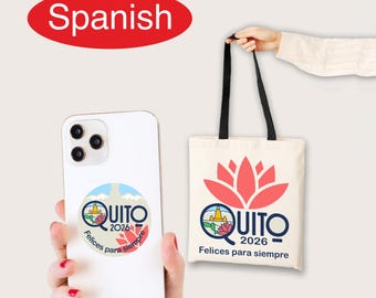 Logo JW Convention Ekwador Quito, hiszpańskie Felices Para Siempre (plik cyfrowy)