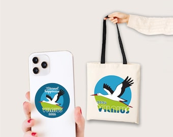 Logo Konwencji Świadków Jehowy „Wieczne Szczęście” w Wilnie (plik cyfrowy)