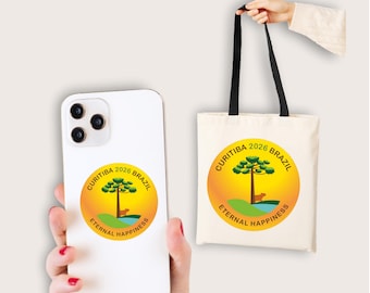 Projekt pamiątki z Konwencji Świadków Jehowy 2026 w Brazylii, Kurytyba (pobranie cyfrowe)