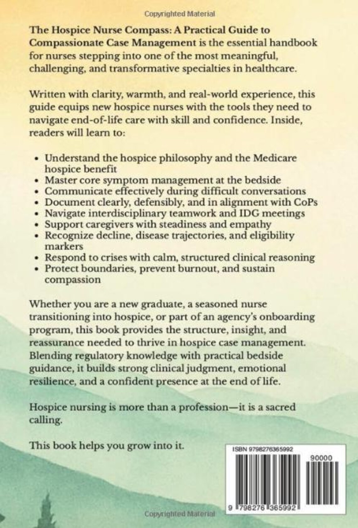 The Hospice Nurse Compass | Hospice Nursing Guide Book | End of Life ...