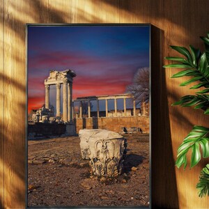 Photographie des ruines de la ville antique (téléchargement numérique)