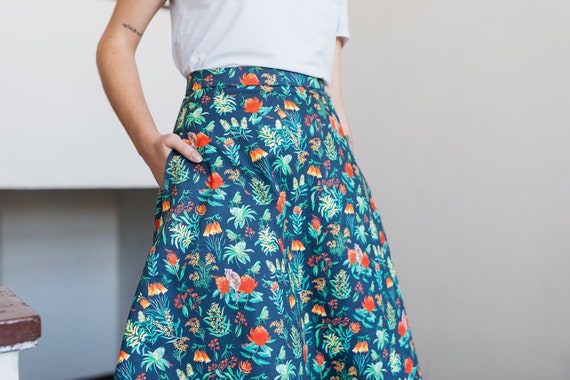 Handgemachter Australischer Busch Blumenrock hoher - Etsy Österreich