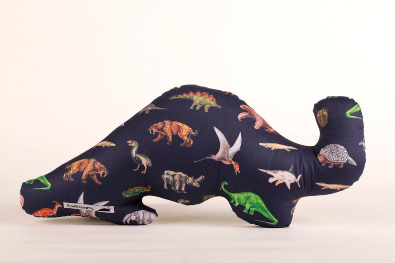 Handmade Brontosaurus Pillow Dinosaur Pillow Dinosaur Toy Etsy