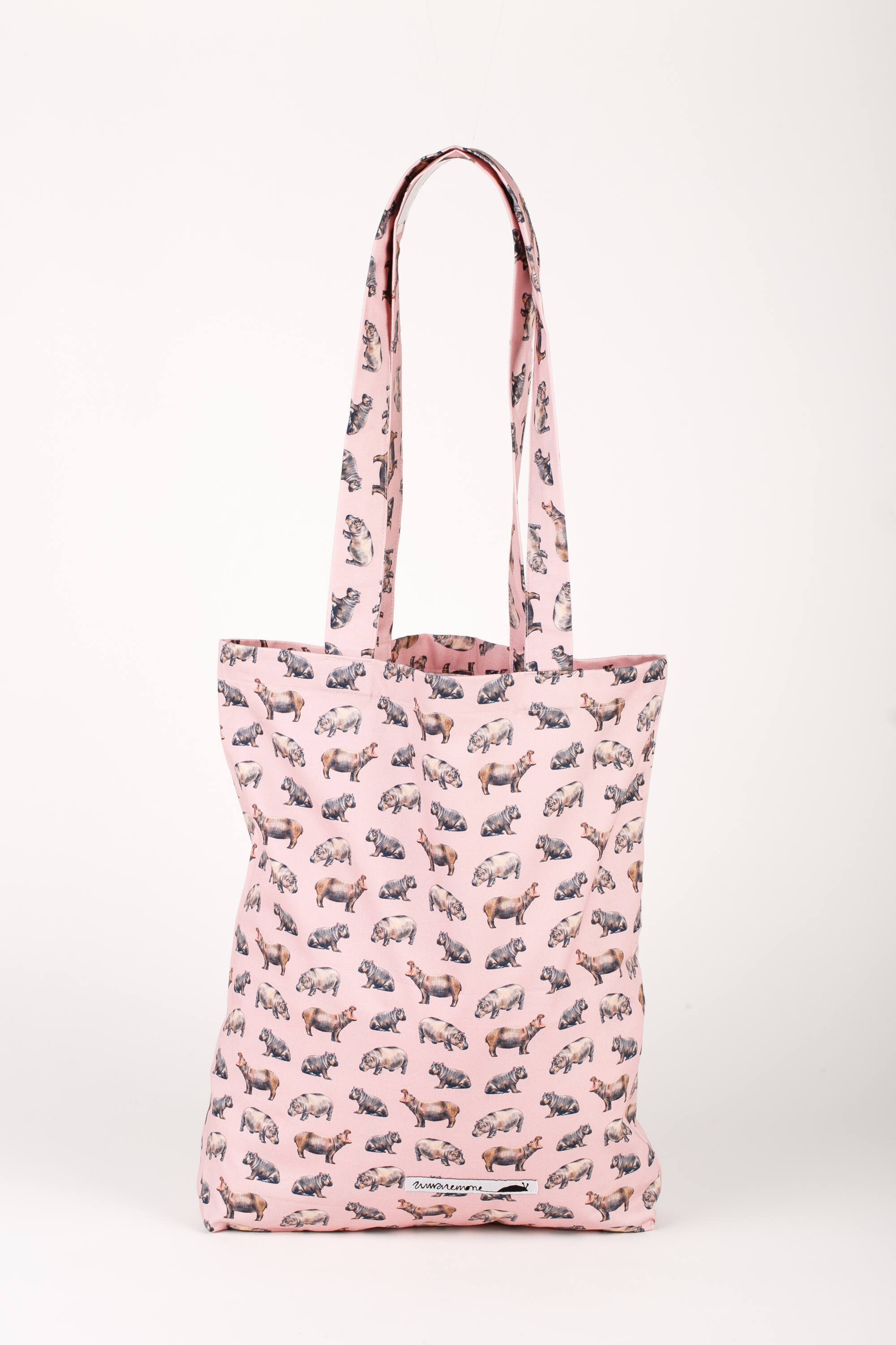 Handmade hippo bag hippo tote bag Etsy