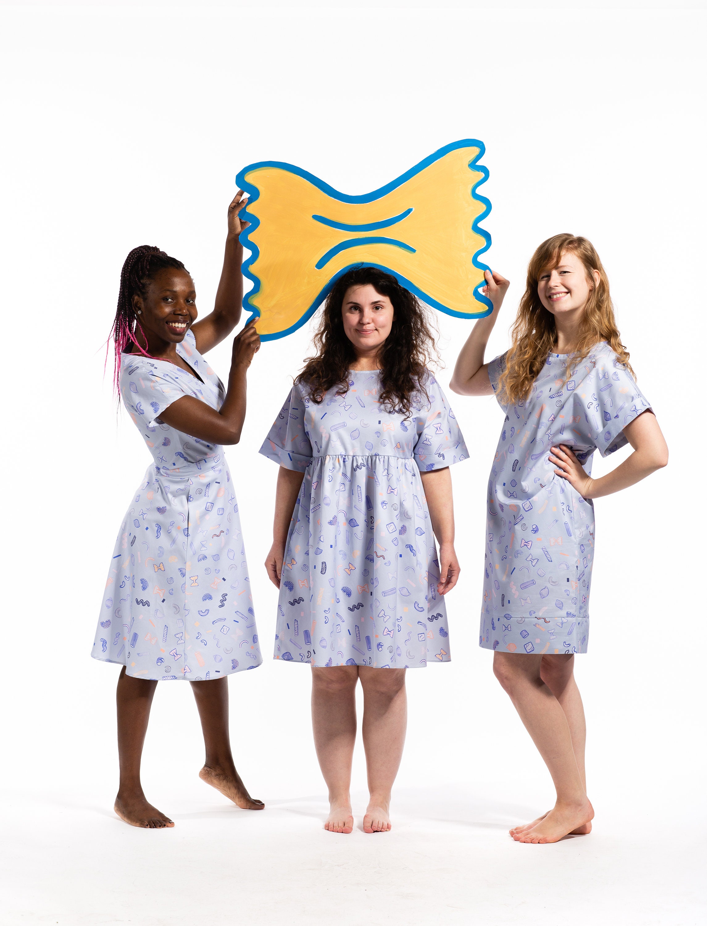 Pasta wrap dress pasta dress food dress Etsy