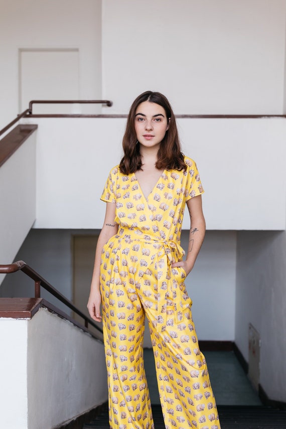 wide leg jumpsuit australia
