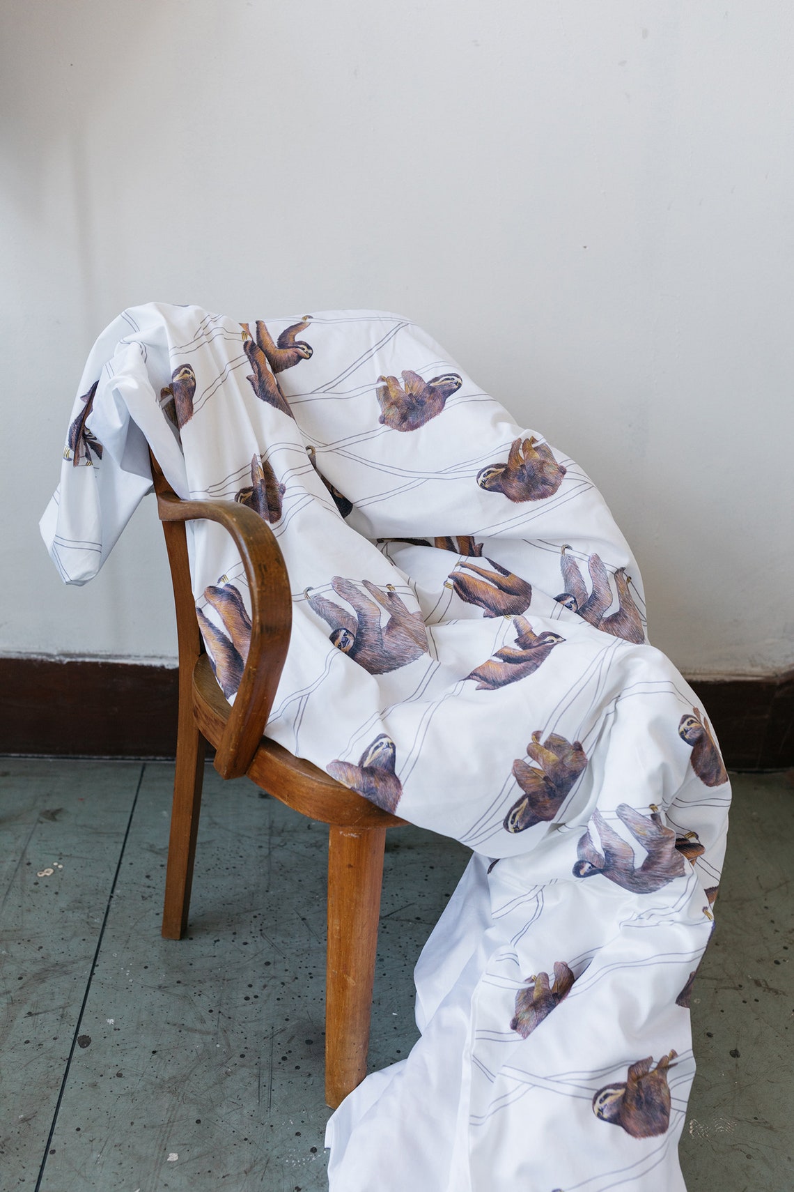 Handmade Sloth Single Bedding Sloth Duvet Cover Sloth | Etsy