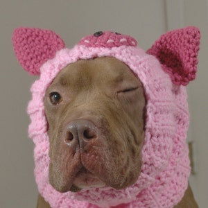 Dog Snood Pink Pig Made to Order