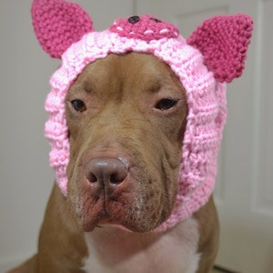 Dog Snood Pink Pig Made to Order image 2