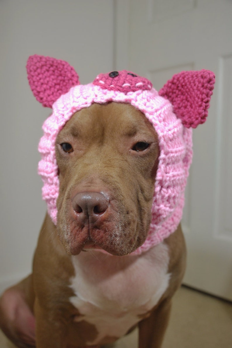 Dog Snood Pink Pig Made to Order image 2