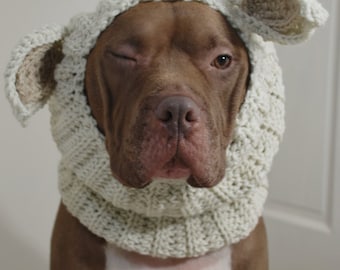 Dog Snood Lamb Crochet Made to Order