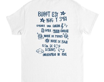 "Bucketlist" T-shirt - Embracing fears