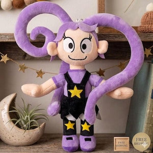 Boneca de Pelúcia Lily Lovebraids - Pelúcia inspirada no Capítulo 5 de Poppy Playtime, Brinquedo de Jogo de Terror Indie, Presente Personalizado de Pelúcia de Terror Feito por Fã