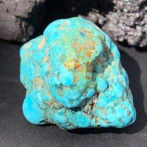 25,50 carati di turchese grezzo azzurro cielo, cristallo sciolto, non tagliato, per la creazione di pietre preziose.