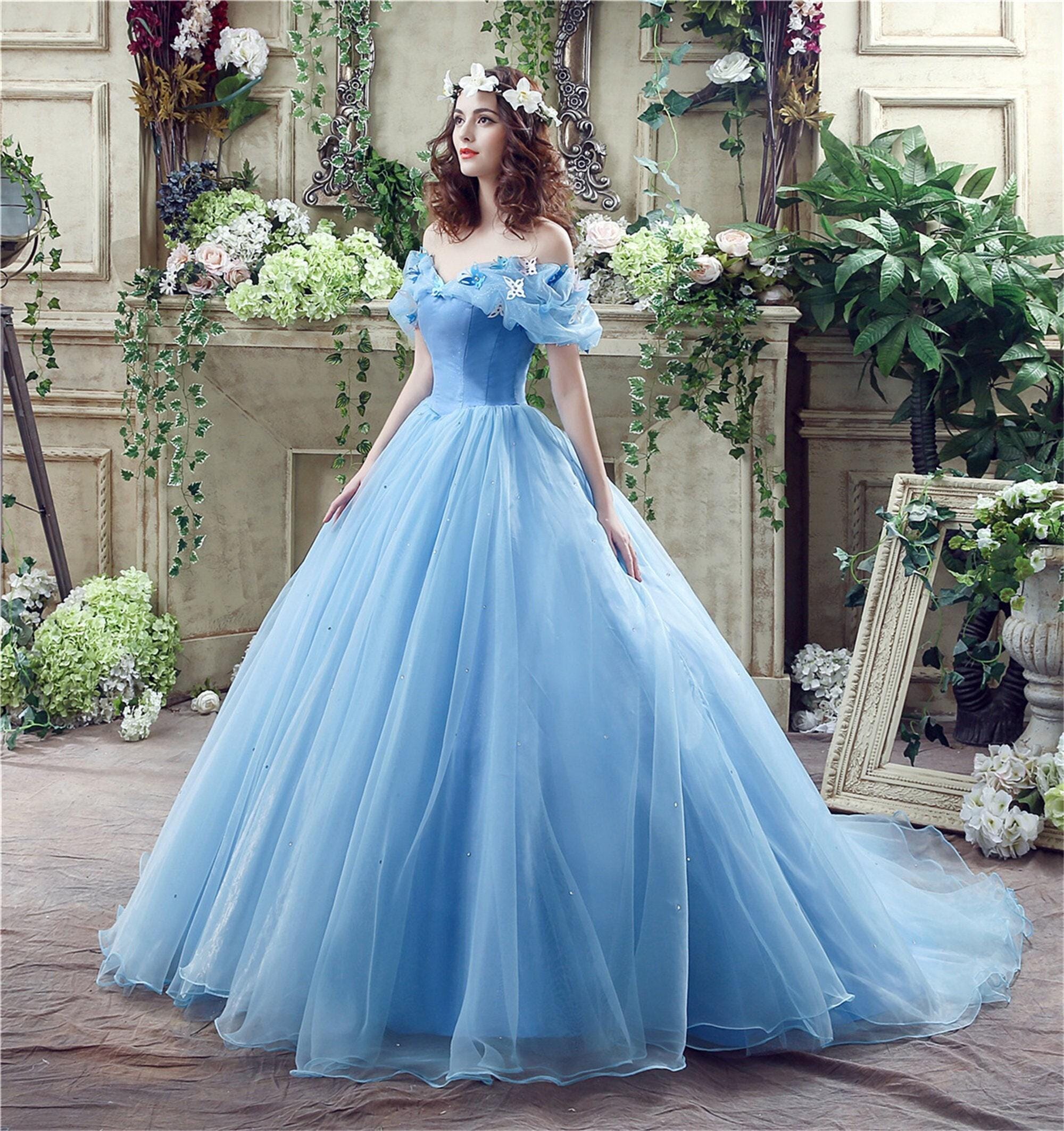 シンデレラ　実写　ドレス　中古　Sサイズ Live action cinderella dress - Etsy 日本