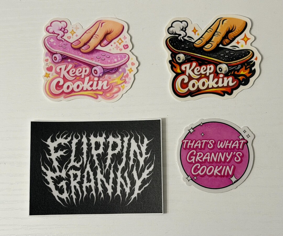 Sticker Pack 4 Sticker 4 Pack - Etsy