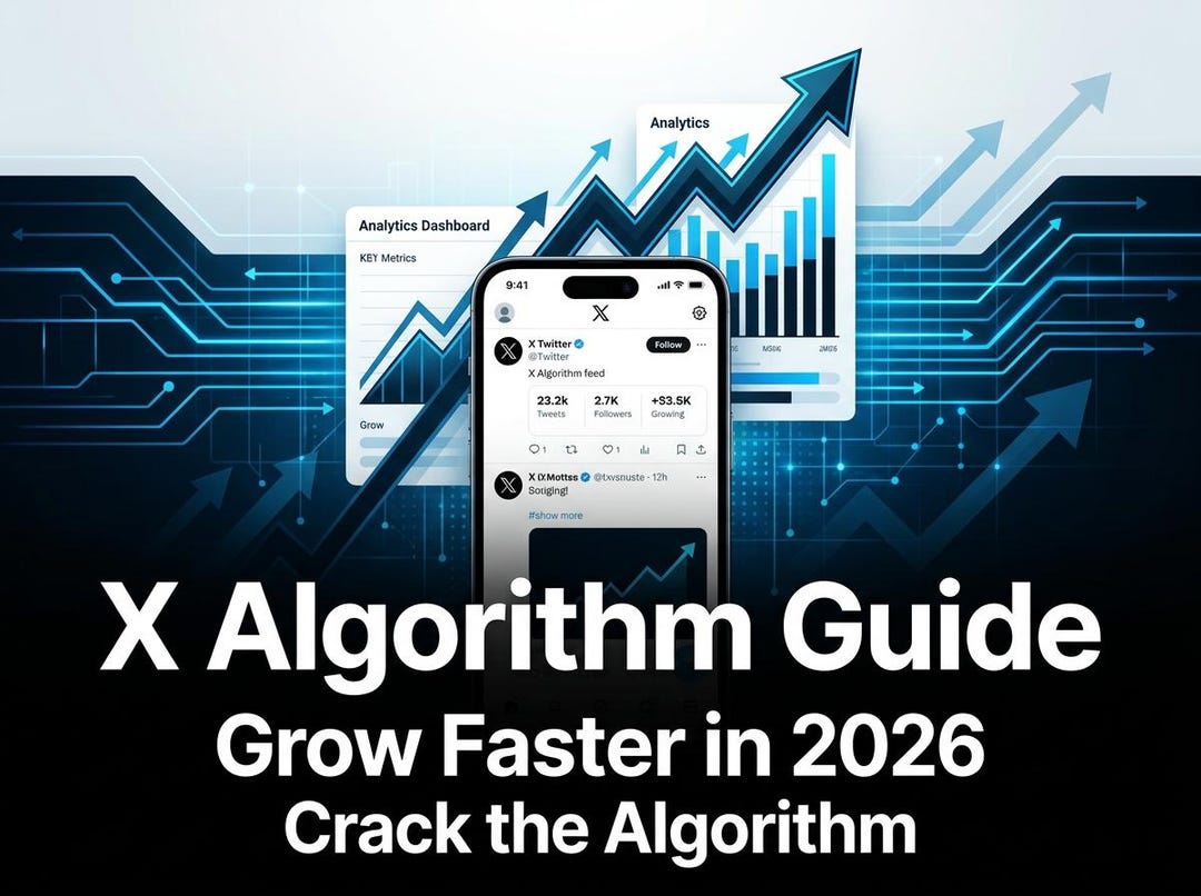 X Algorithm Guide – Social Media Growth PDF for Creators, Instagram ...