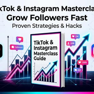 TikTok & Instagram Algorithm Masterclass PDF | Social Media Growth Guide | Reels Strategy | Viral Content Blueprint | Digital Download