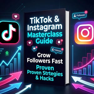 TikTok & Instagram Algorithm Masterclass PDF | Social Media Growth Guide | Reels Strategy | Viral Content Blueprint | Digital Download