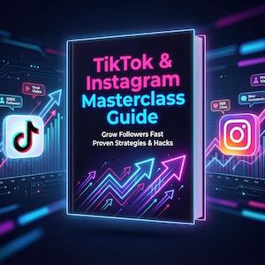TikTok & Instagram Algorithm Masterclass PDF | Social Media Growth Guide | Reels Strategy | Viral Content Blueprint | Digital Download