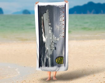 F219 Frigate Sachsen - Bath Towel - 70 x 140 cm - German Navy