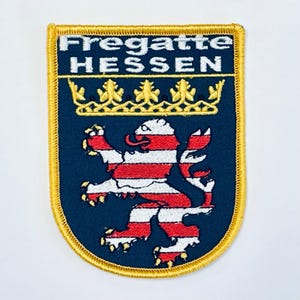 Patch/Aufnäher F221 Fregatte HESSEN – standard - German Navy