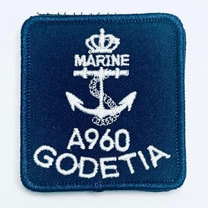 Toppa / Applicazione F960 - GODETIA - con Velcro - Marina Belga