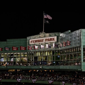 Fenway Park Spinning Baseball Und Bat Schilder Boston Red Etsy