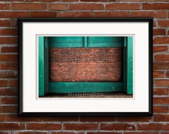 Green Monster Lansdowne Street View, Boston Red Sox, World Series Champions, sports, baseball, man cave gift idea