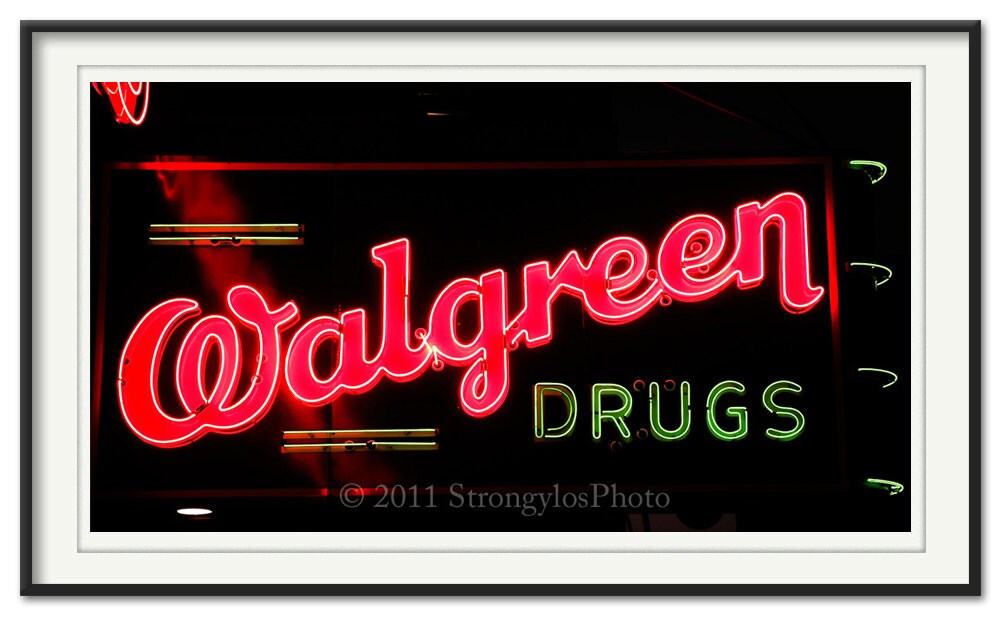 8 great valentine’s day gifts for him Walgreen Drugs Sign Photo Walgreens Funky San Antonio Photo | Etsy
