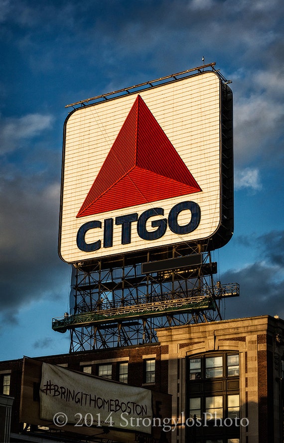 citgo sign baseball hat