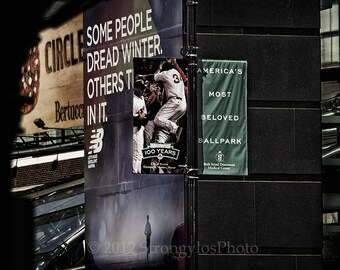 Fenway, America's most beloved ball park , 8x12 fine art photography, StrongylosPhoto, office decor, man cave