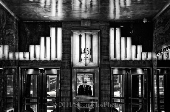 Black And White Photography 8x10 Or 8x12 Chrysler Building New York Office Art Decor Strongylosphoto