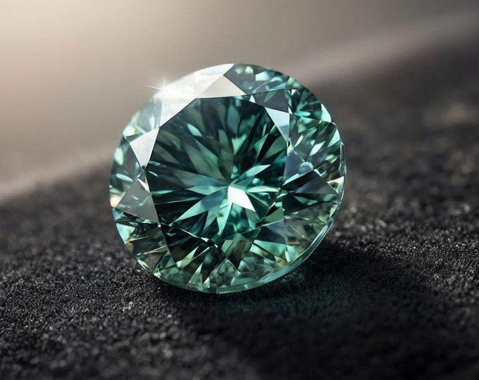 5 Carat Rose Cut Green Diamond Loose Brilliant Sparkle Jewellery Making Gemstone