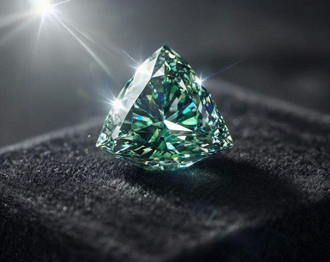 5 Carat Kite Cut Green Diamond Loose Brilliant Sparkle Jewellery Making Gemstone