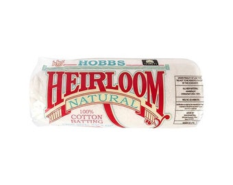 White Hobbs 45 x 60-Inch Crib Heirloom Fusible Blend Batting