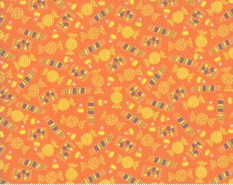 New Halloween Boo Candy Corn 100/% Cotton BTHY 42 inches wide