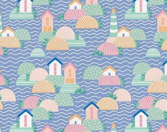 Sea Shells From Fisherman/'s Village Collection by Paintbrush Studio Fabric 100/% Quilt Shop Cotton