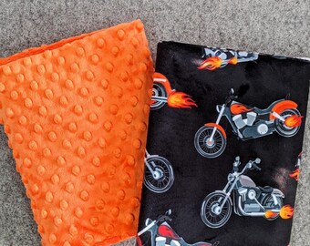 harley davidson baby blanket