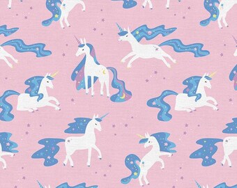 Castles Pink Fabric You Are Magical