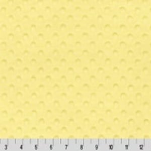 BANANA Yellow Dimple Minky From Shannon Fabrics - Choose You Cut