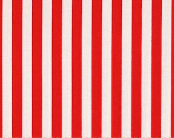 Red Clown Stripes from Michael Miller Fabrics